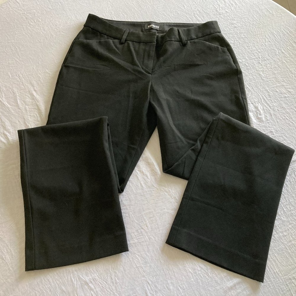 Express Editor Black Barely Boot Cut Mid Rise Rn#… - image 1